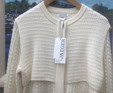 JAEGER extra fine merino wool Cardigan Size 10