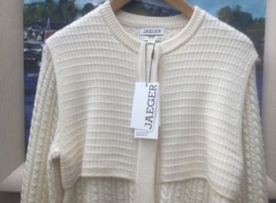 JAEGER extra fine merino wool Cardigan Size 10