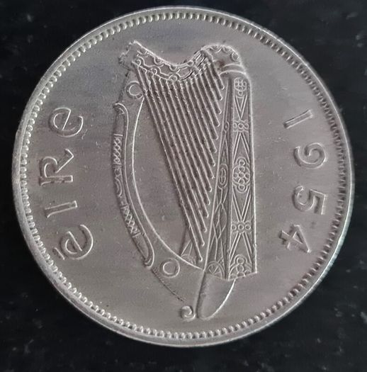Ireland Excellent 1954 Florin 2s coin
