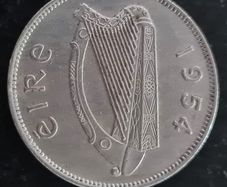 Ireland Excellent 1954 Florin 2s coin