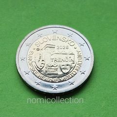 Slovakia 2026 year Uncirculated 2 Euro coin.