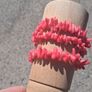 3 x Natural Blood Orange Coral Bracelets Image 5