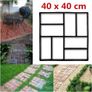 DIY Plastic Path Maker Pavement Mold Garden Walk Manually Paving Cement Brick Stone Road Reusable Concrete Molds Brick Mold Image 3