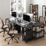 New Home Office Desk With 2 Shelves (Black)  FREE P&P Image 5