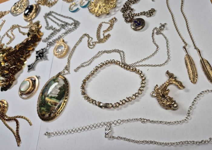 Vintage Mystery Jewelry lot including Kirks Follyand Sarah Coventry