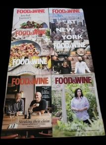 Boxed Lot of Food & Wine magazines