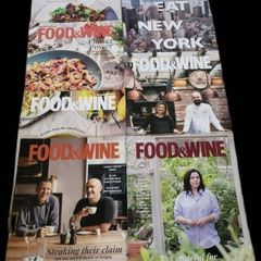 Boxed Lot of Food & Wine magazines