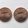 Coins - Eire Uncirculated 1968 Pennies X 2 Image 3