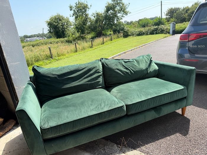 2/3 Seater Sofa - Velvet Teal Green