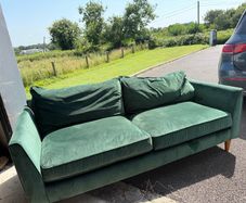 2/3 Seater Sofa - Velvet Teal Green
