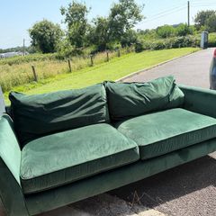 2/3 Seater Sofa - Velvet Teal Green