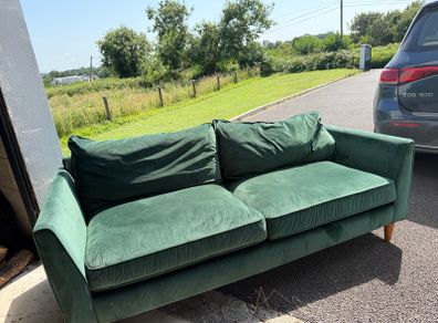 2/3 Seater Sofa - Velvet Teal Green