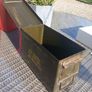 Military ammo metal box, old, original, D18 Image 5