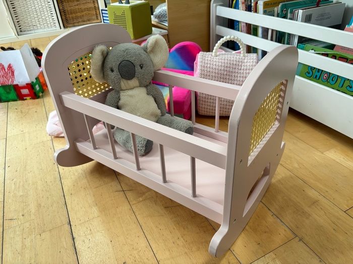 Dolls rocking cradle