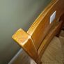 2 Solid Wood Chairs with Woven Seats Image 5