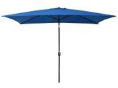 Outdoor Parasol with Metal Pole 300x200 cm Azure