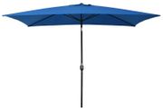 Outdoor Parasol with Metal Pole 300x200 cm Azure