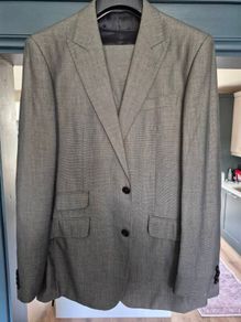 Mens 3 Piece Gray Suit