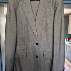 Mens 3 Piece Gray Suit