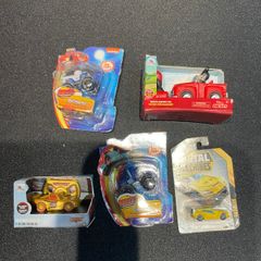 Mini Brands LOT Vehicles with RARE GOLD Lightning McQueen