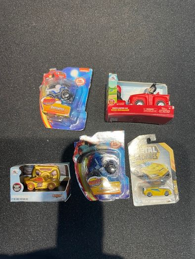 Mini Brands LOT Vehicles with RARE GOLD Lightning McQueen
