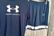 Under Armour Shorts and Top- BOYS YXL