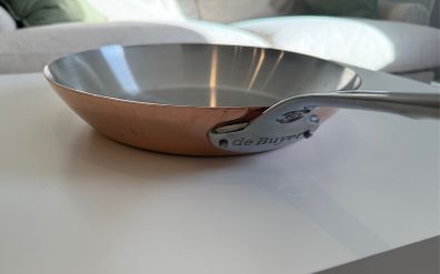 De Buyer 32cm Prima Matera induction copper frying pan