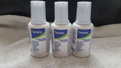 Lyreco Rapid Correction Fluid 20ml White Whiteout Liquid Paper Tipp-ex Tippex