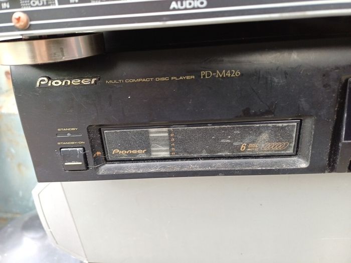 Marant amplifier, DENON 5cd player, Pioneer