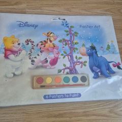 Vintage Disney Winnie the Pooh Sealed Watercolor Painting Set New