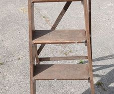 vintage ladder
