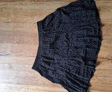 New Look polka dot skirt black and white with elasticated waist