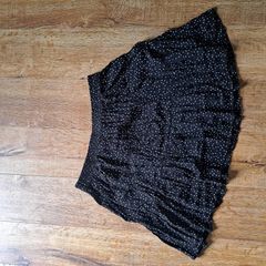 New Look polka dot skirt black and white with elasticated waist