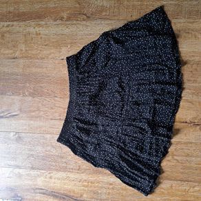 New Look polka dot skirt black and white with elasticated waist