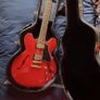 Epiphone ES335 WITH CASE Cherry Red Electric Guitar Image 2