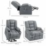Rise Recline dual Power recliner chairs Image 3