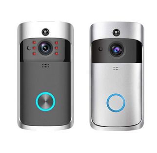 Wifi Smart Video Doorbell Intercom PIR Detection Camera Night Vision Cloud Storage - Black US Plug
