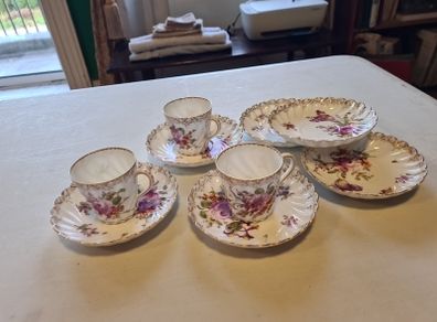 Porcelain cup and saucer Mid-19th century