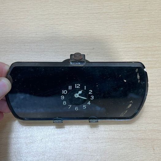 Vintage Car SMITHS Rear View Mirror Clock, Classic Jaguar VW Mini Austin Ford