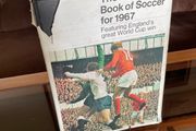 Vintage Hardcover Copy of The Boys Book of Soccer for 1967 Cover photo Celebrating England 1966 World Cup