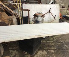 Galvanised sheeting
