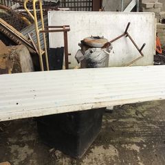 Galvanised sheeting