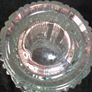 Elena Borgonovo Tall/Heavy Clear Glass Vase Italy 10 inches Image 6