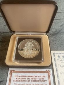 1978 Bahamas 10 dollar proof