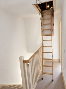 Original Stira Timber Folding Attic Stairs - Perfect Condition & Ready for Collection