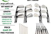 Taylormade P790 2021 Irons / 5-Pw / Dynamic Gold 105 S300 Stiff / Left Hand