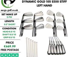 Taylormade P790 2021 Irons / 5-Pw / Dynamic Gold 105 S300 Stiff / Left Hand