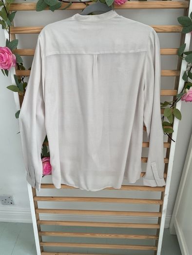 blouse Bnwt yaya biker shade long sleeve beige blouse size 36