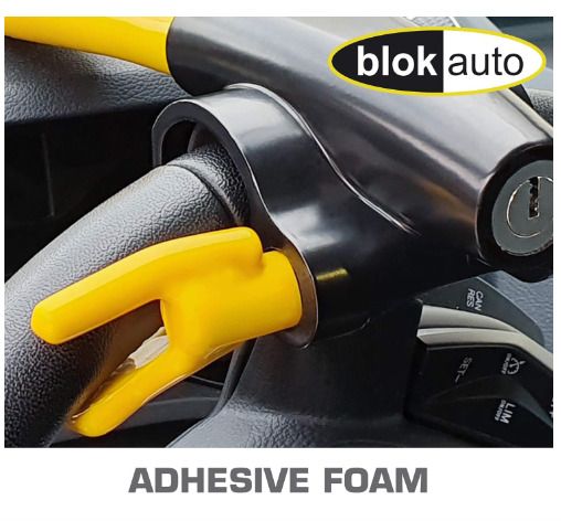 Blokauto Car Steering Wheel Dashboard Anti-Theft Bar, Universal