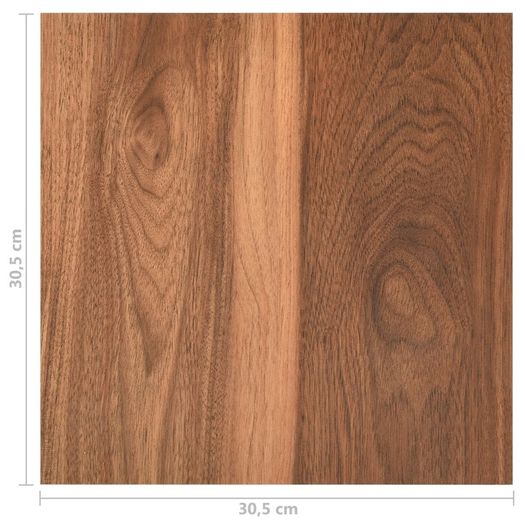 Self-adhesive Flooring Planks 55 pcs PVC 5.11 m(sqr) Brown